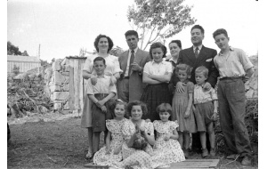 1950 - Las dos familias al completo